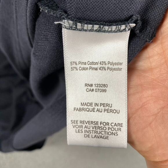 Travis Mathew Golf Polo Shirt Men's Large Gray Black Colorblock - Picture 8 of 12